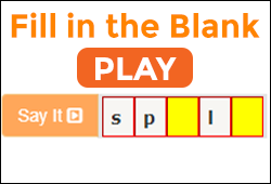Online Fill in the Blank Game